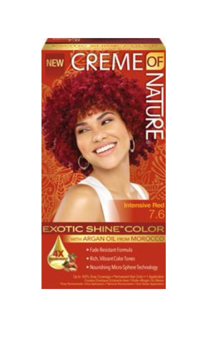 Creme of nature argan hair color