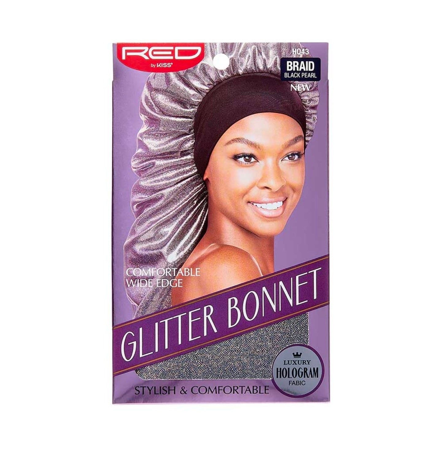 Red glitter bonnet