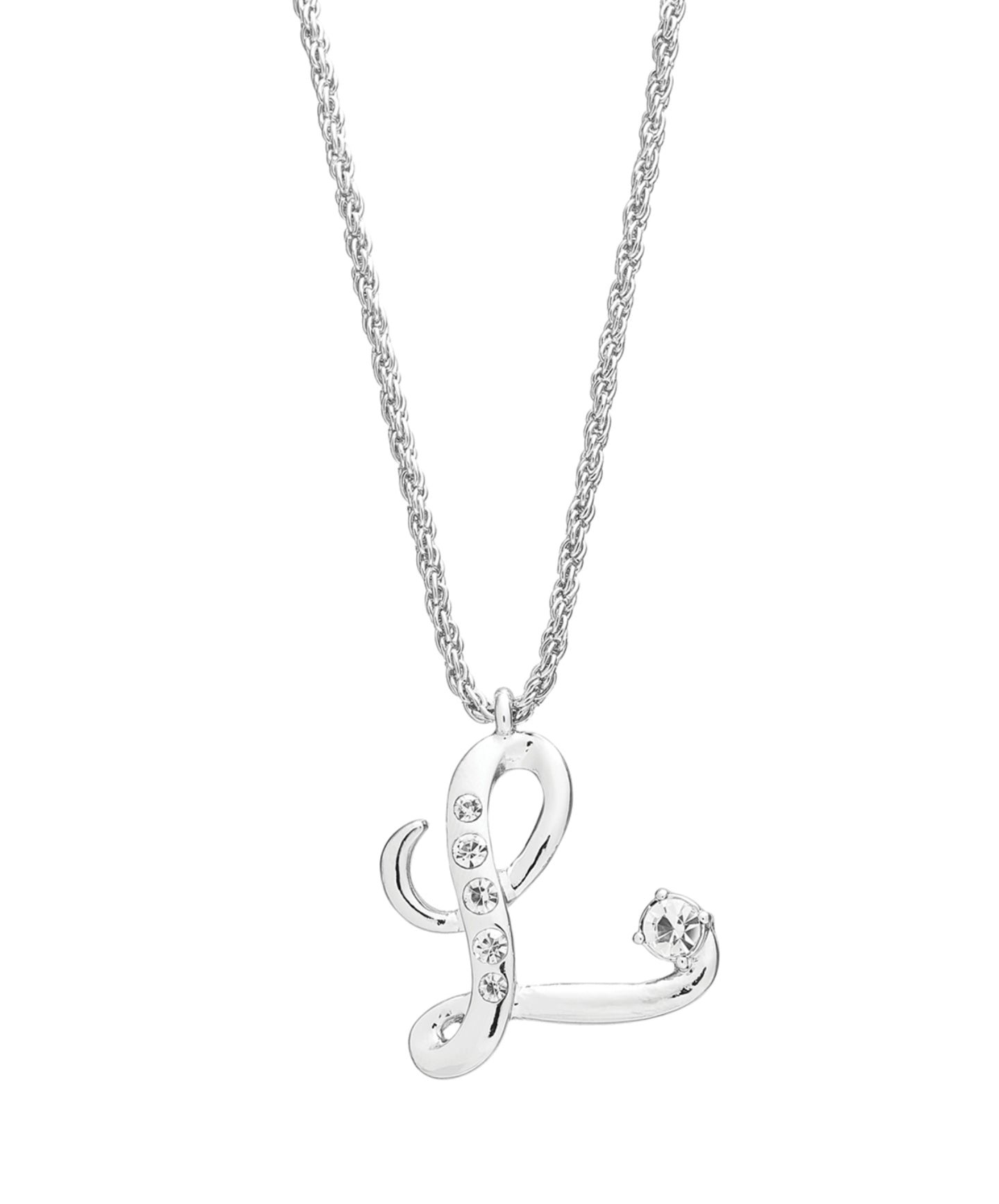 Arria red initial necklace gold&silver