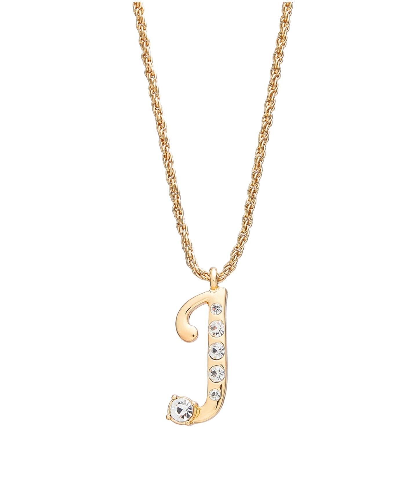 Arria red initial necklace gold&silver