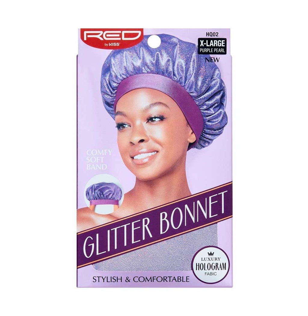 Red glitter bonnet