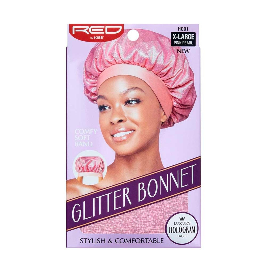 Red glitter bonnet