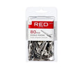Red hair clips