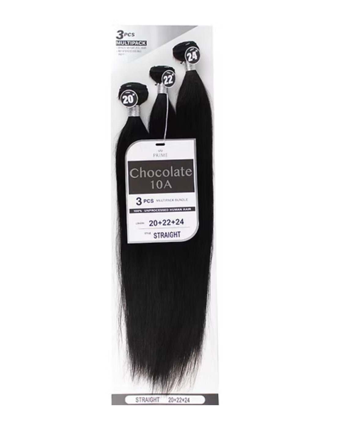 Chocolate 10A 100% unprocessed Human hair