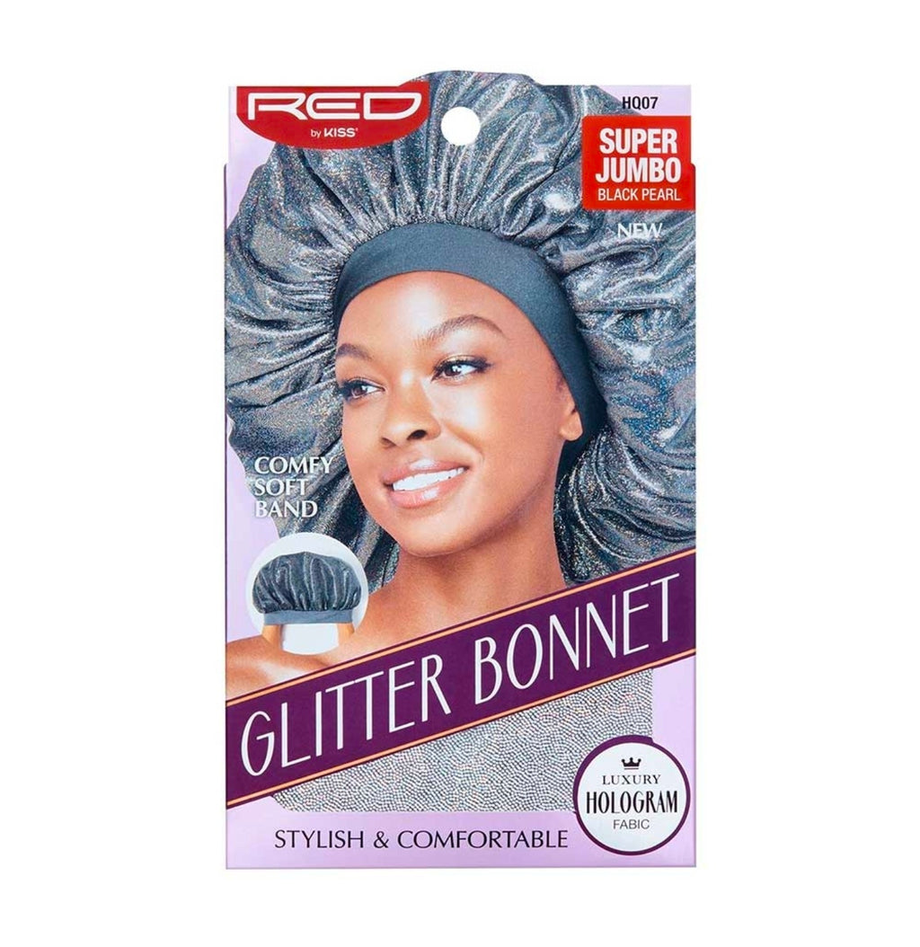 Red glitter bonnet