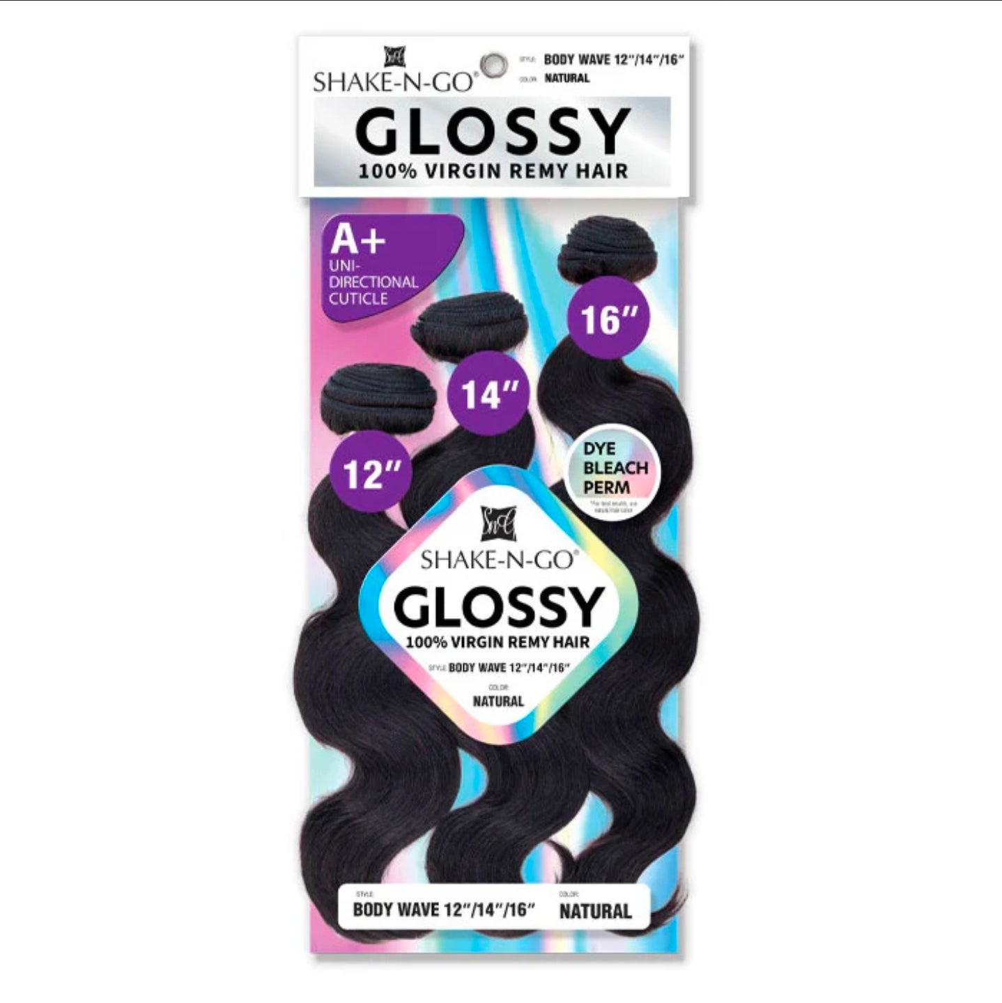 3pc Glossy Body Wave Hair