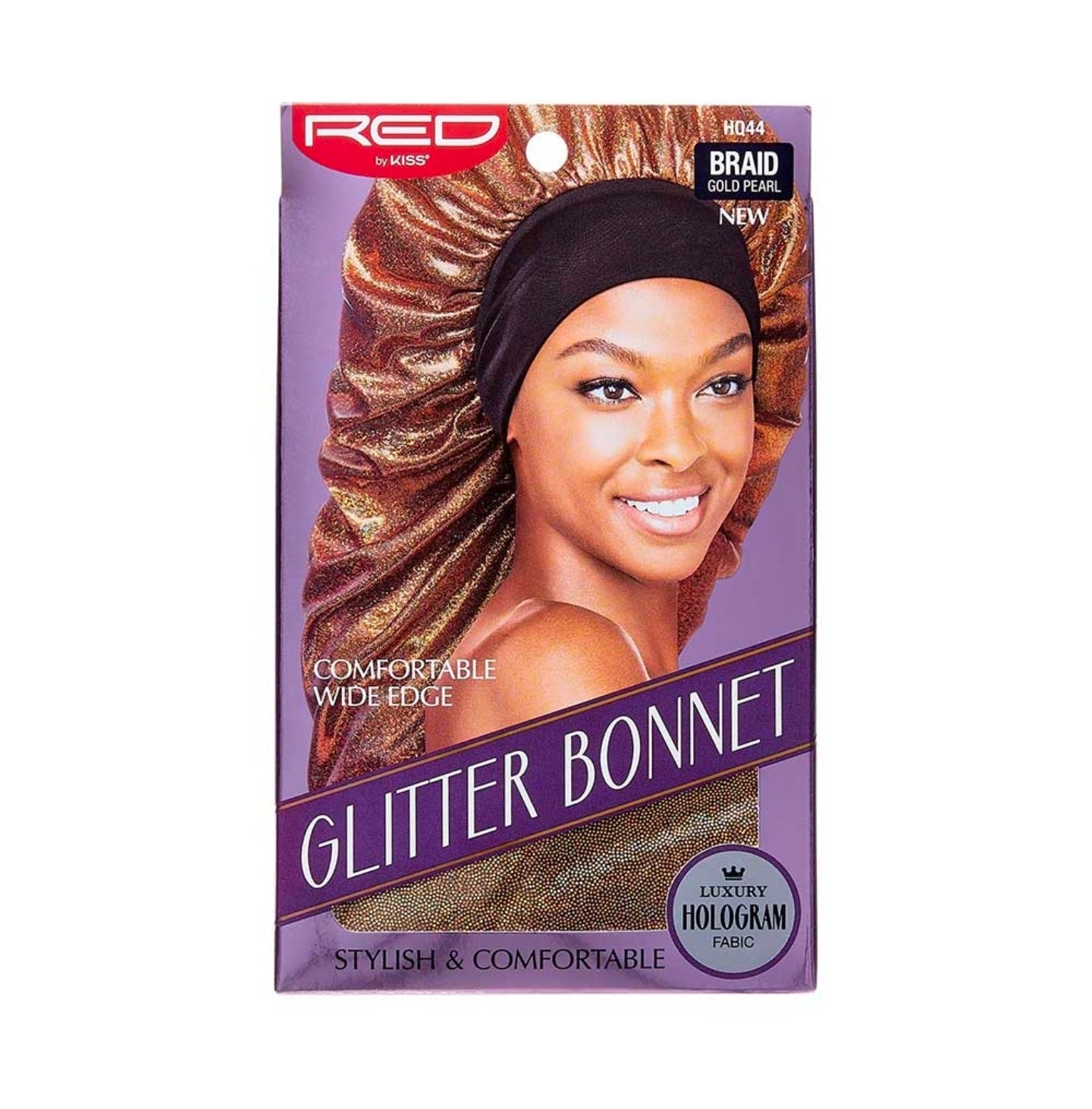 Red glitter bonnet