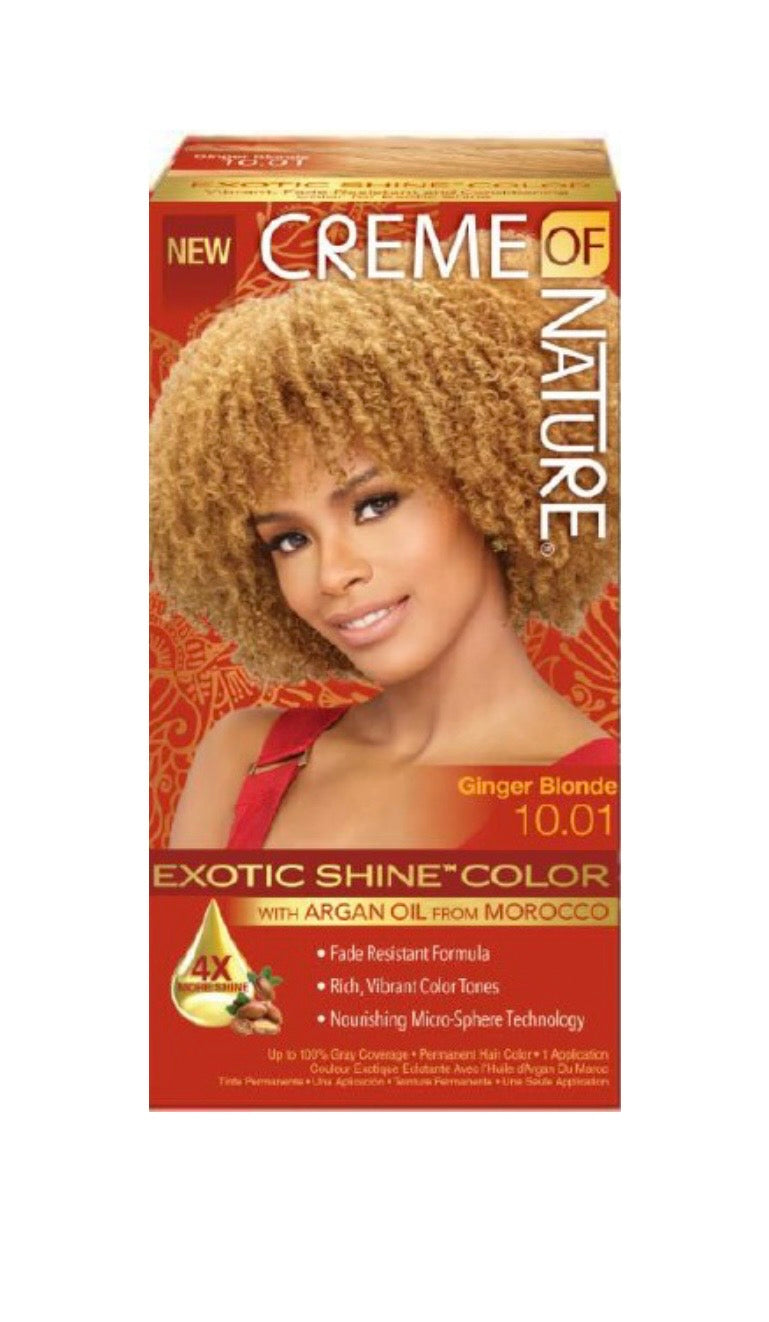 Creme of nature argan hair color