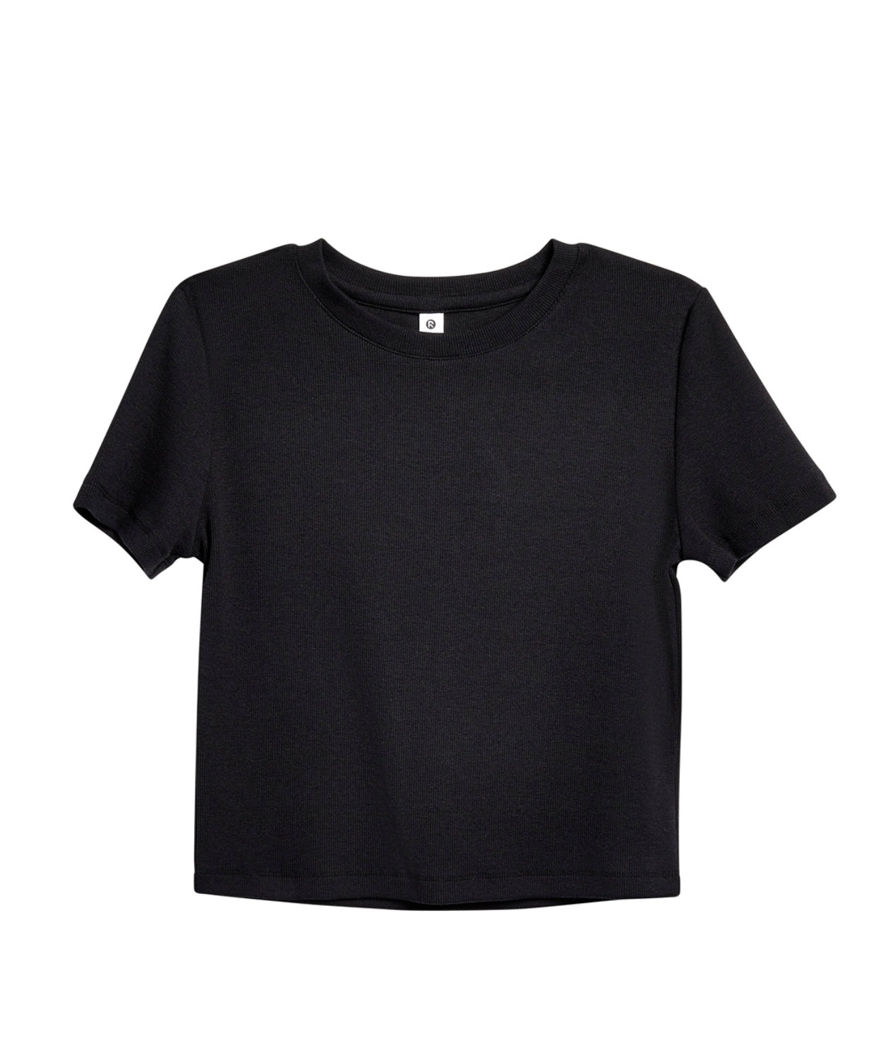 Arria Classic Rib-Knit Cropped Top