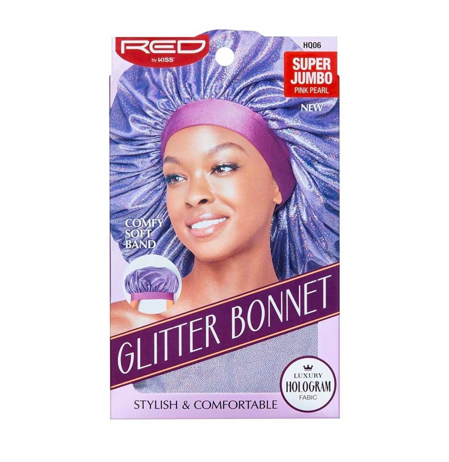 Red glitter bonnet