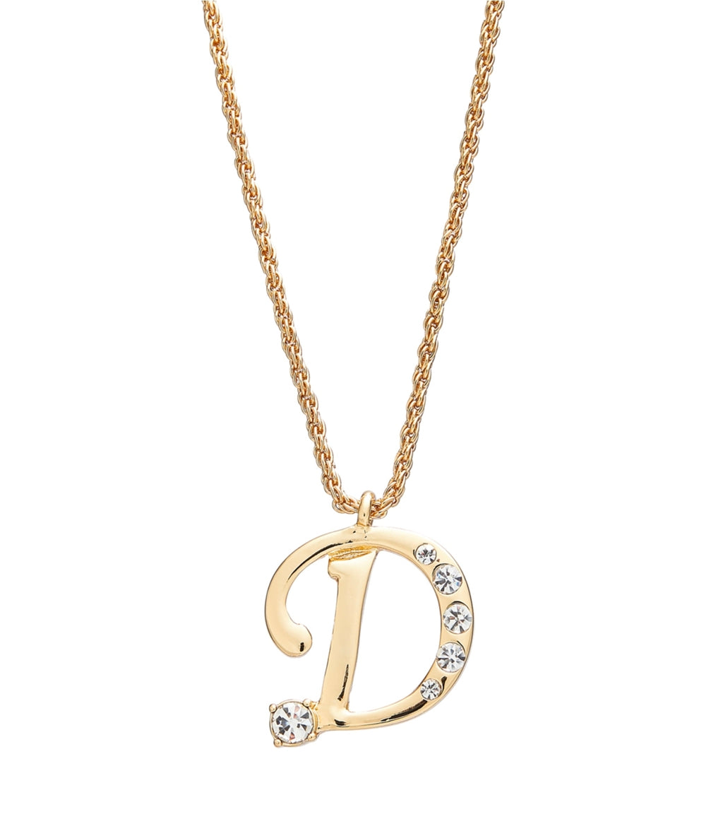 Arria red initial necklace gold&silver