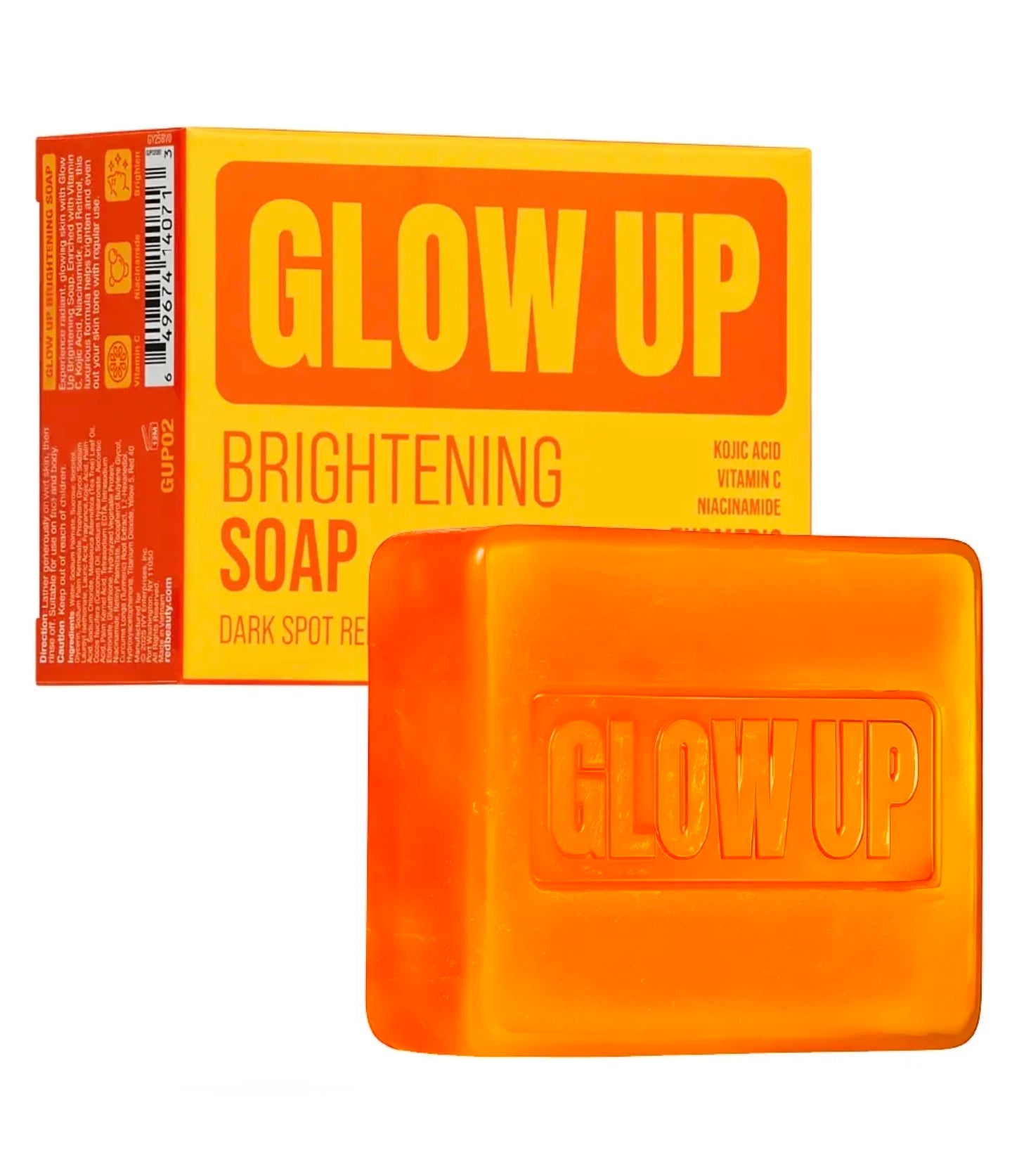 Red Glow Up Brightening Soap Turmeric