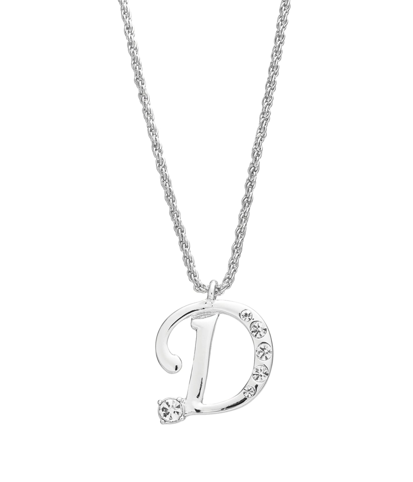 Arria red initial necklace gold&silver