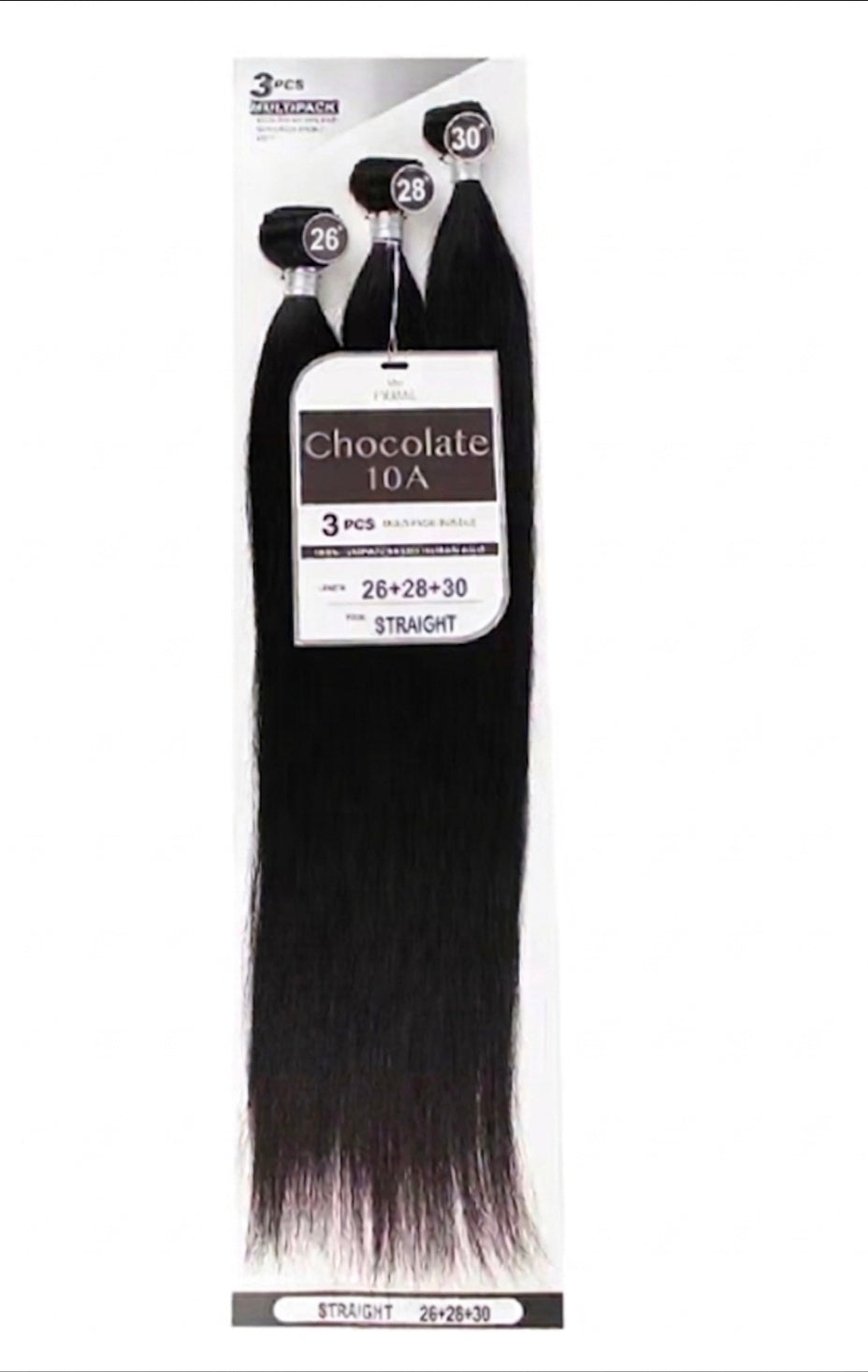 Chocolate 10A 100% unprocessed Human hair