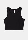 Arria ribbed crop tank top