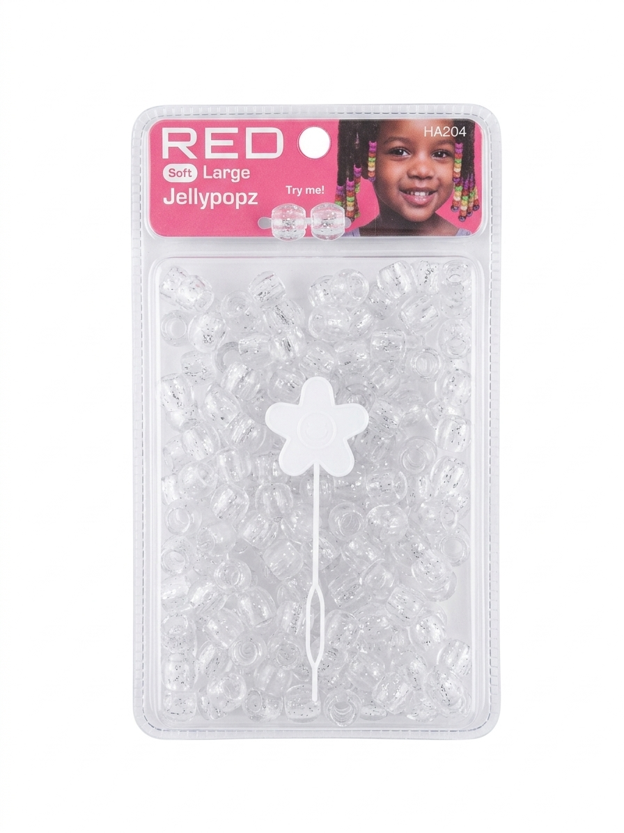 Red jelly beads ha204