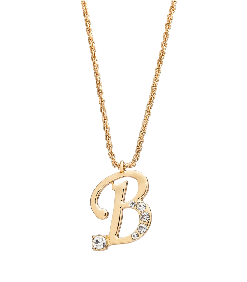 Arria red initial necklace gold&silver
