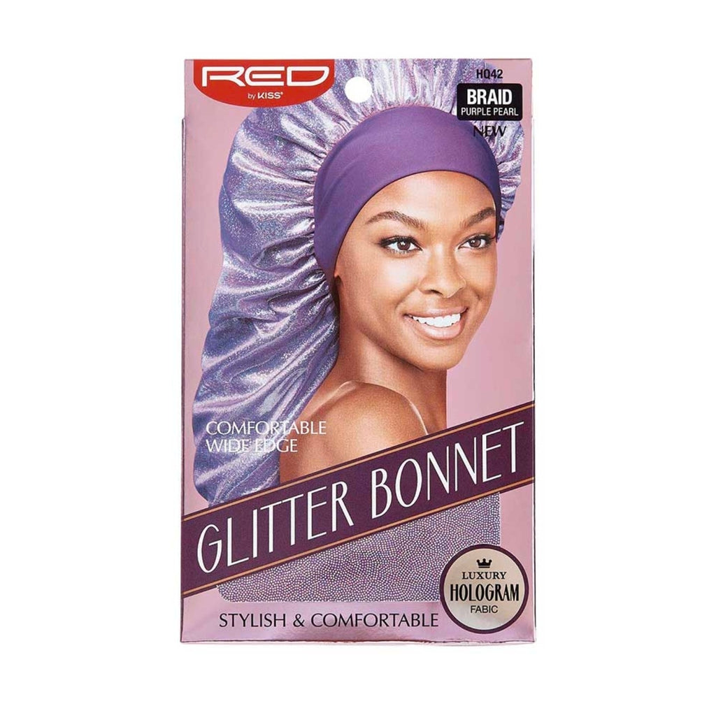 Red glitter bonnet