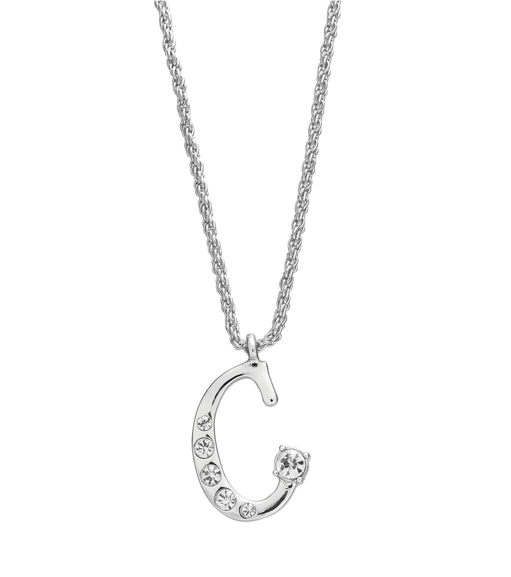 Arria red initial necklace gold&silver