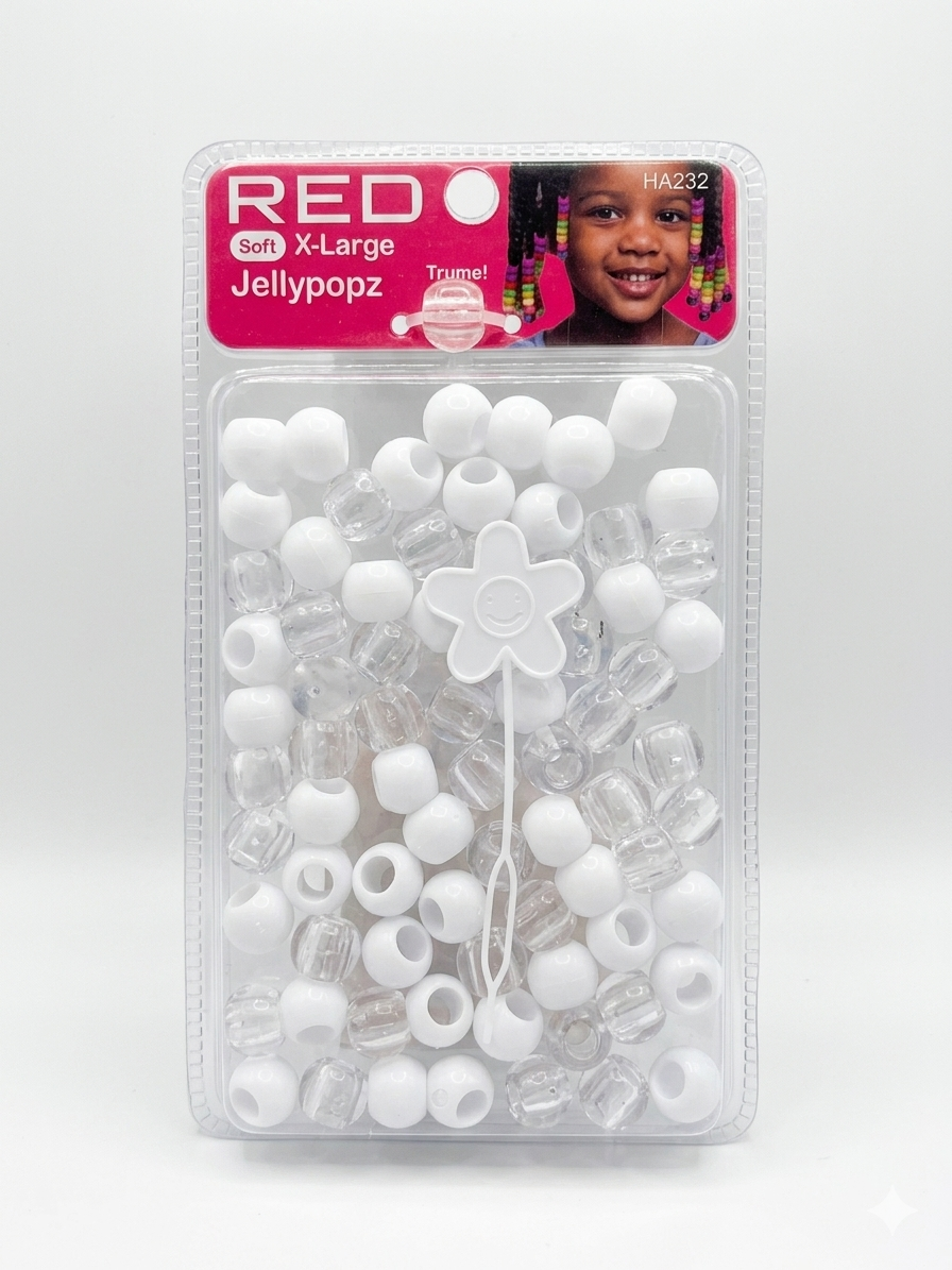 Red jelly beads ha232