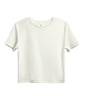 Arria Classic Rib-Knit Cropped Top