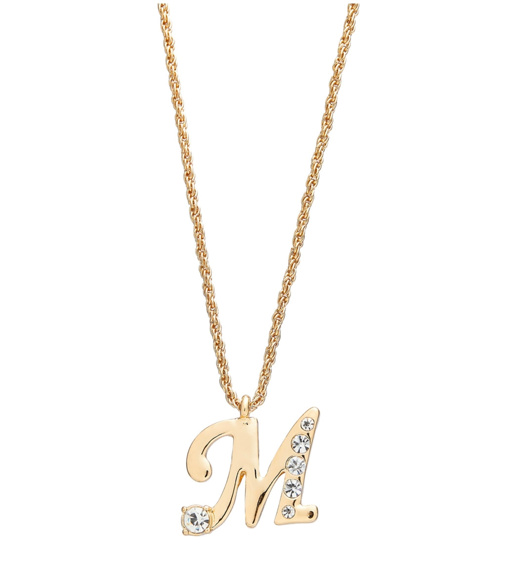 Arria red initial necklace gold&silver
