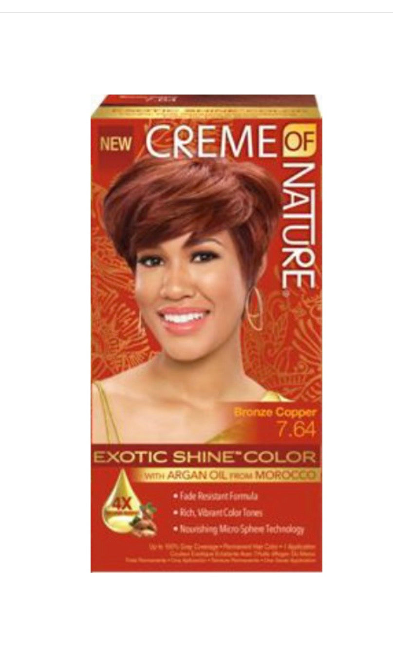 Creme of nature argan hair color