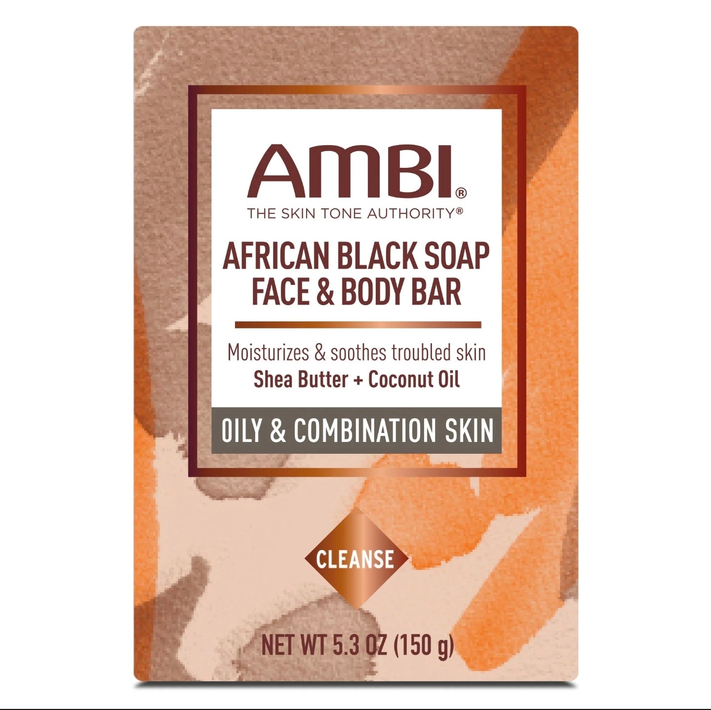 Ambi african black soap face&body bar
