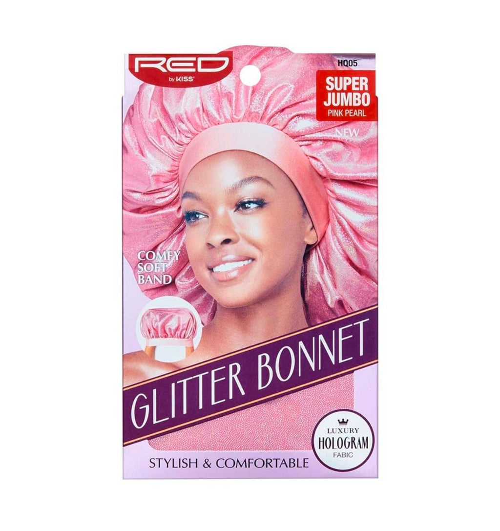 Red glitter bonnet