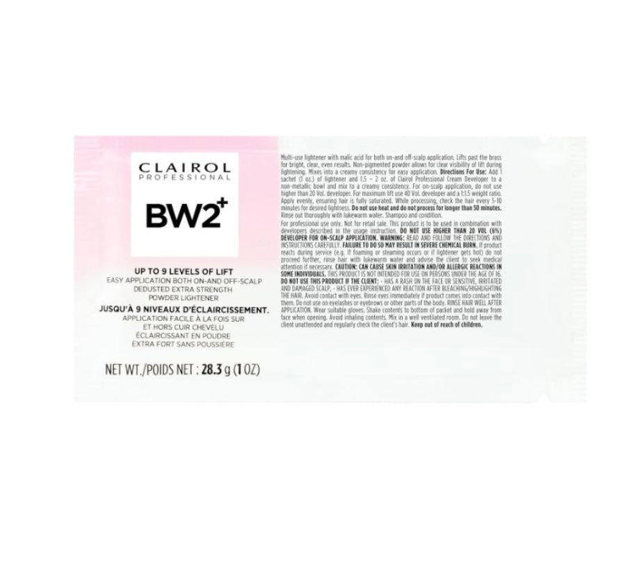 Bw2 bleaching package
