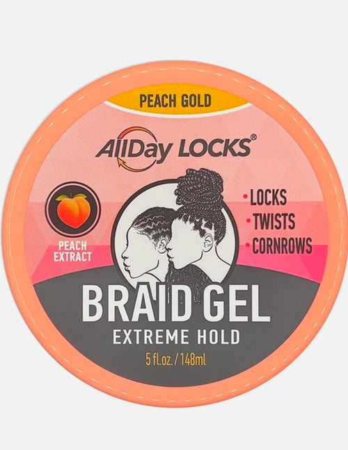 All day braid gel peach 5oz