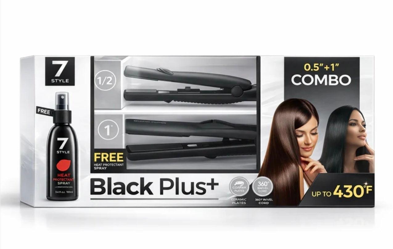 Tyche 2pc combo flat iron