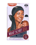 Red wrap scarf edge band