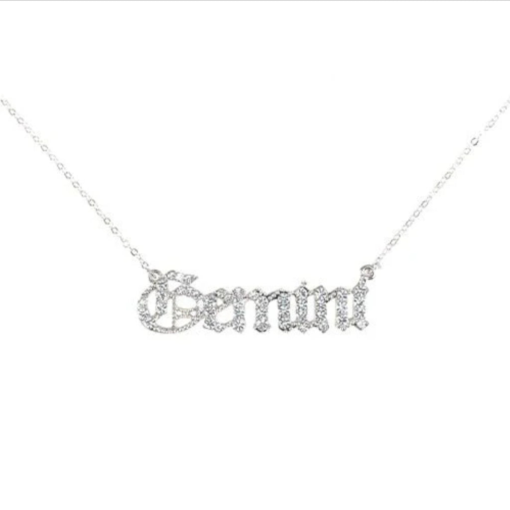 Zodiac sign necklace