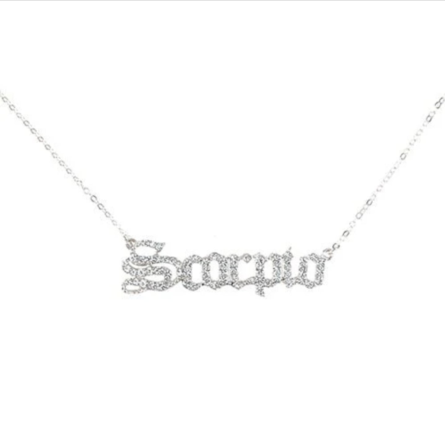 Zodiac sign necklace