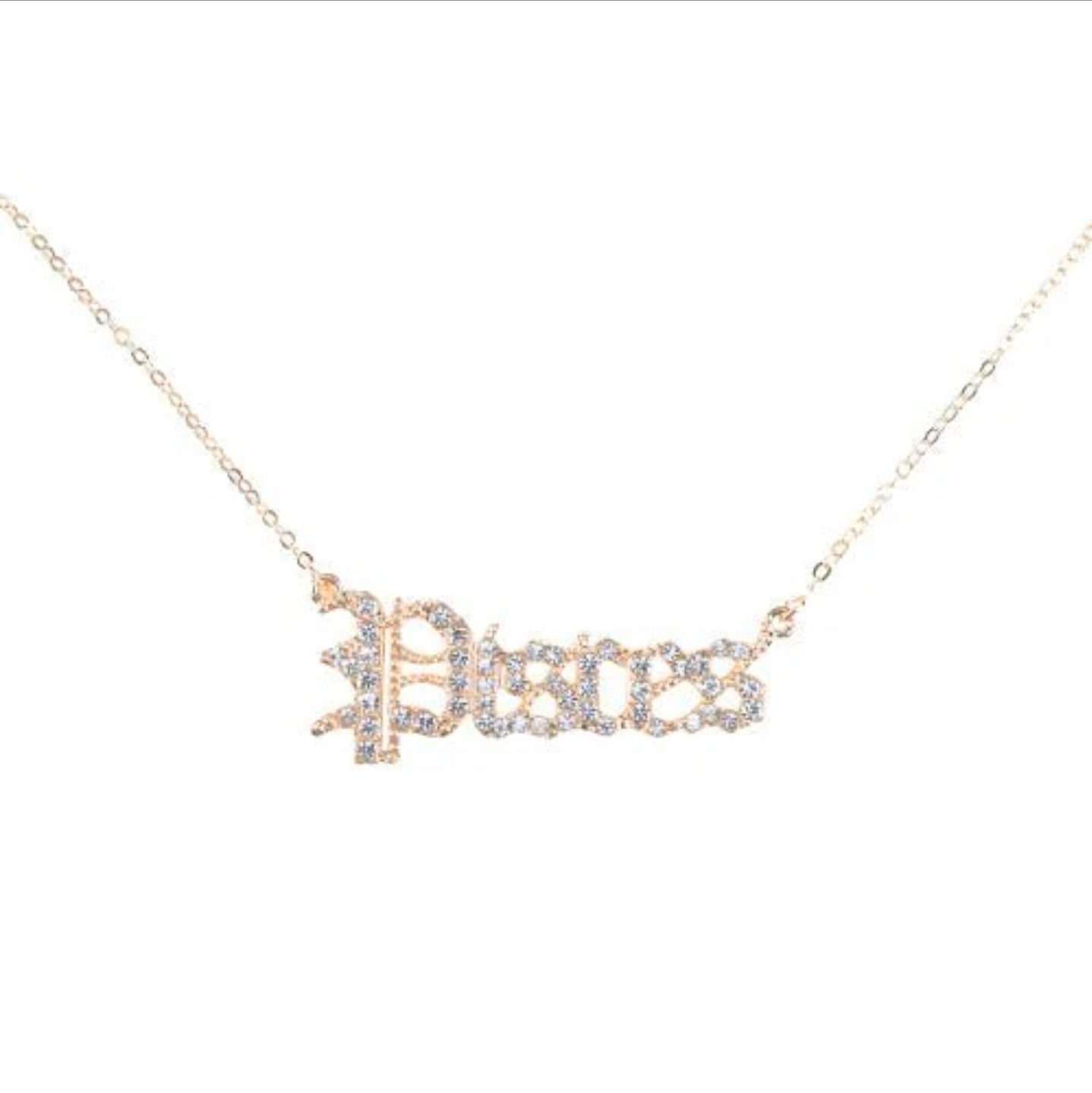 Zodiac sign necklace