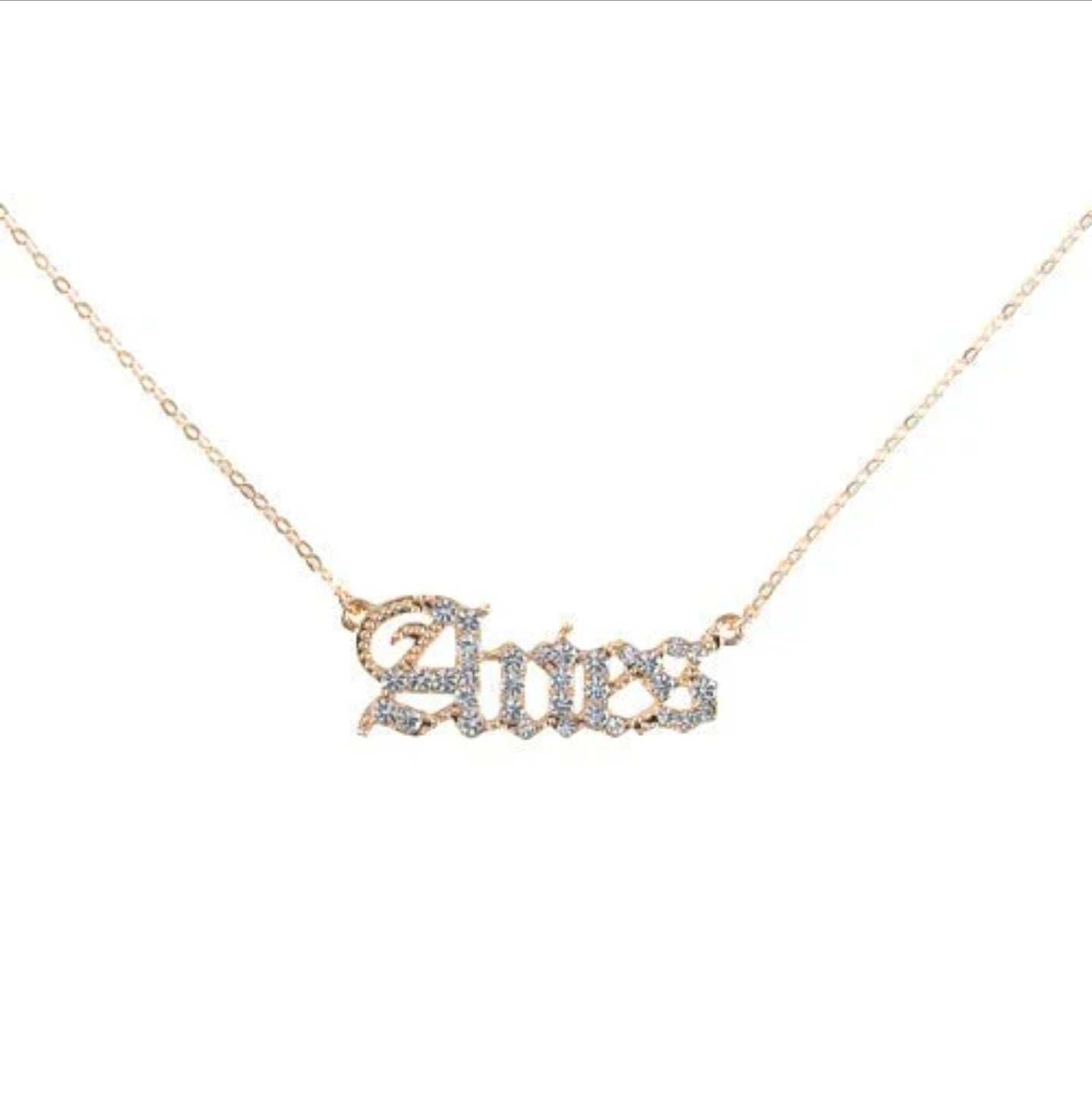 Zodiac sign necklace