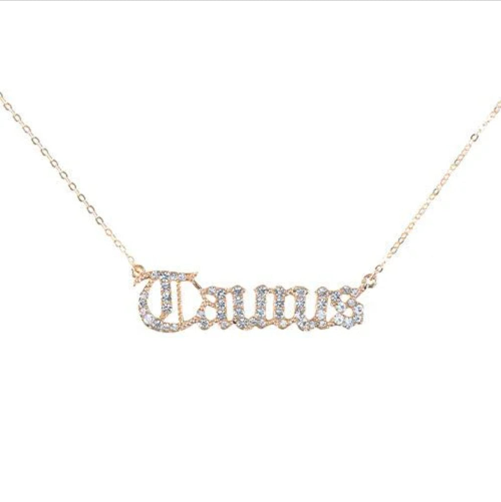 Zodiac sign necklace