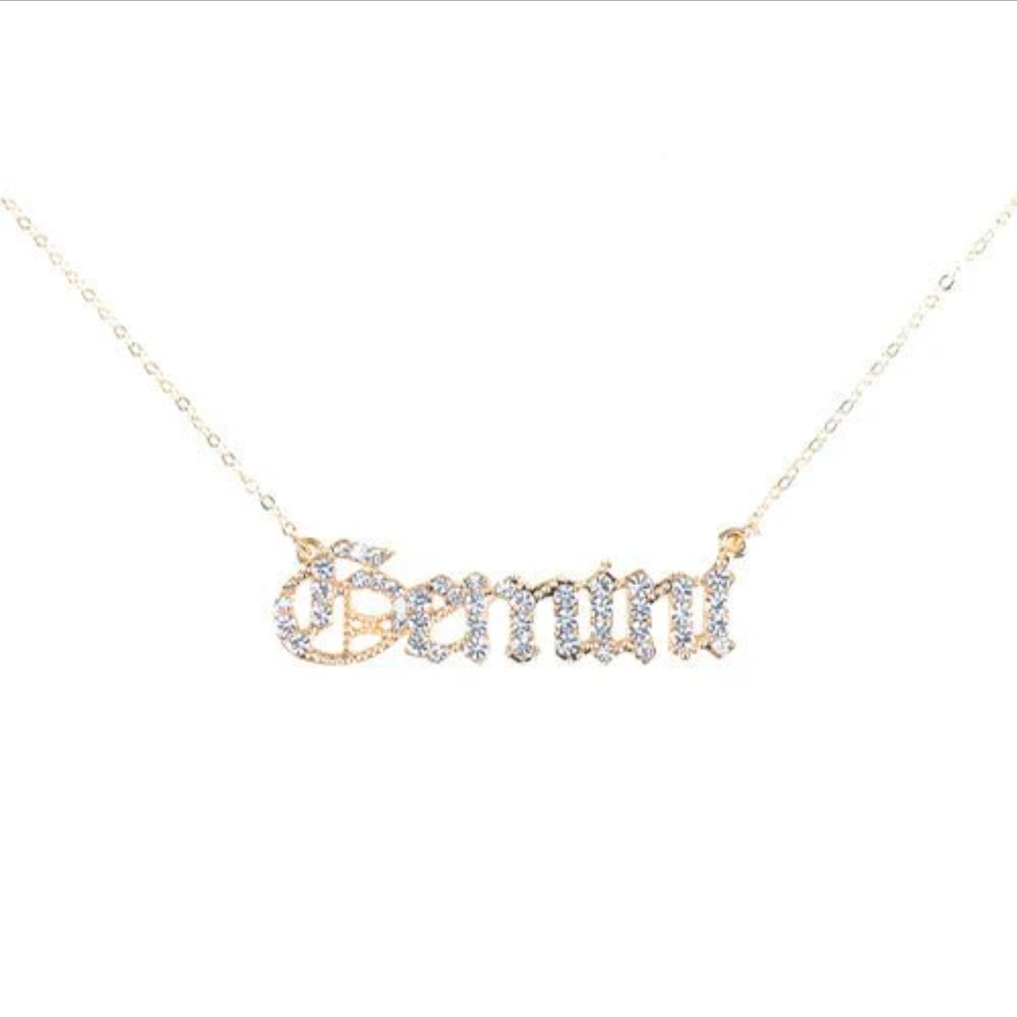 Zodiac sign necklace