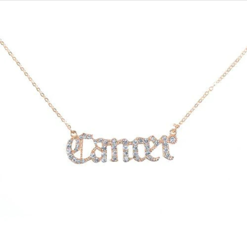 Zodiac sign necklace