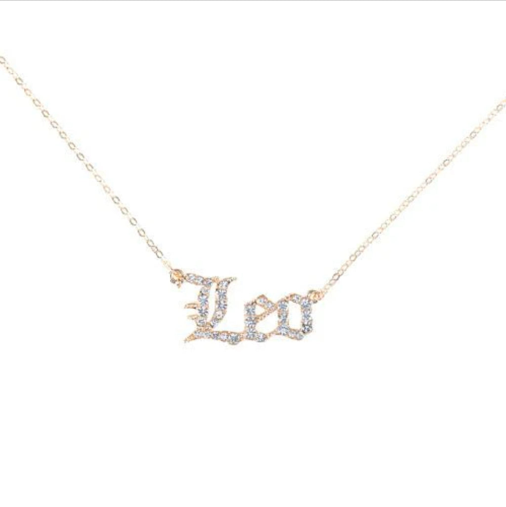 Zodiac sign necklace