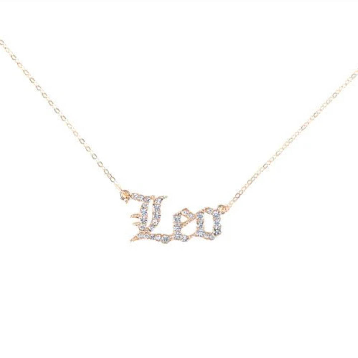 Zodiac sign necklace