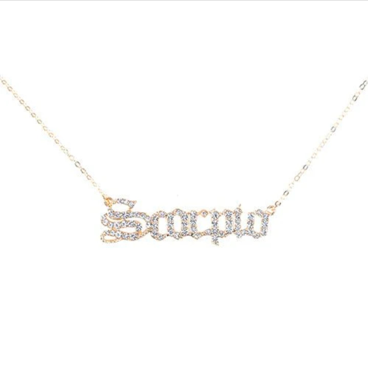 Zodiac sign necklace
