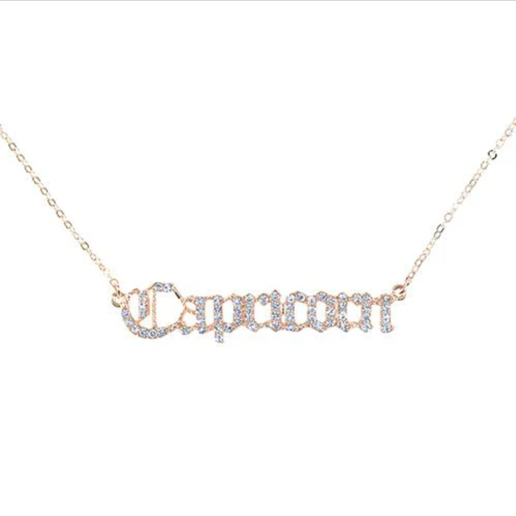 Zodiac sign necklace